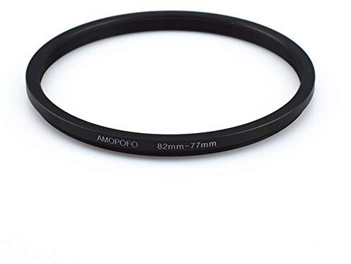 82mm-77mm Step-down-Ringe Filteradapter Ring - Metall Filter Adapterring von Kamera Objektiv mit 82mm Filtergewinde auf 77mm Filter-Ring Zubehör