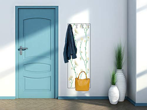 Slato Wandgarderobe aus Acryl bedruckt Veronika 46 x 130 cm