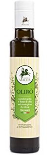 Oleificio Mallia - Olio Extravergine Aromatizzato al Rosmarino con Olio Extravergine d'Oliva italiano - Bottiglia 250 ml…
