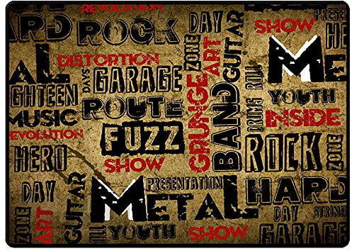 QQDD Tappeto per Batteria Tappetino Insonorizzato Tappeto in Poliestere per Batteria Drum Tappeto Carpet Tappeti Antiscivolo per Batteria 120CM*80CM