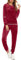 Enjoyoself Trainingsanzug für Damen, Sportkleidung, Sweatshirt, Rundhalsausschnitt, Langarm, Sweatshirts, Hose, Pyjama, für den Innenbereich, Casual, Gymnastik, Yoga, Jogging, Fitness, bordeaux, 36