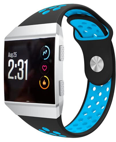 Strap-it Sportarmband Blau - Passend für Fitbit Ionic - Armband für Smartwatch - Ersatzarmband