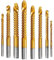 Titanbeschichtetes HSS-Bohrer-Set, 3–10 mm, 8-teilig, für Kunststoff, Metall, Holzbearbeitung