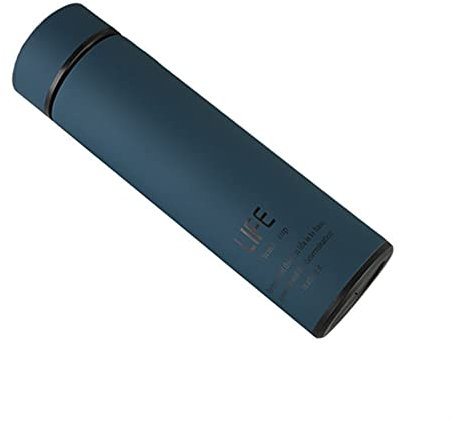 KLZUOPT Insulated Flask Travel Thermo Cup,Tea Vacuum Flask With Filter Stainless Steel Thermal Cup Coffee Mug Water Bottle Office Business Home Thermo 500 Ml (Blue)