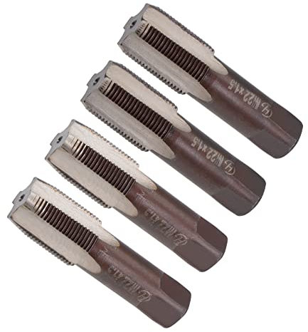 CoCud Hand Gewindeschneider M22 x 1.5 Gewinde Metrisch Legierung Werkzeug Stahl Schraube Abhören Konischer Wasserhahn - (Anwendung: für Machine Gewinde Reparatur) 2Paare