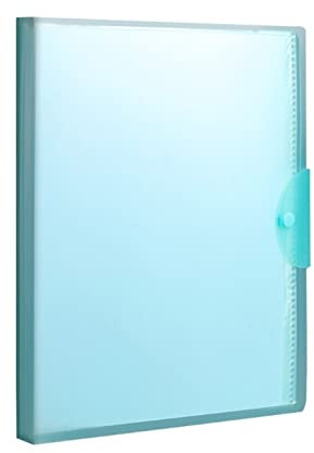 luckxuan Ringbuch/Klemmbrett Tragbare 40 Taschen Erweitern A3 Test Paper File Ordner Schaltfläche Schließung Erweiterbarer Test Papier Aufbewahrungstasche for Studenten Präsentation (Color : GN-20)