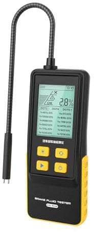 AS502 Brake Fluid Tester Automotive Brake Oil Tester Compatible for DOT3/DOT4/DOT5.1/ENV4/ENV6 ATE/TRW/BOSCH/MOBIL