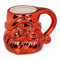 MIK funshopping Weihnachtstasse | Hochwertige Keramik-Tasse mit weihnachtlichem Design | Ideal für Heiß- & Kaltgetränke | Glossy Santa rot 380ml