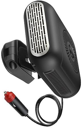 SANWAN 24V 200W tragbare Autoheizung | 12V 120W / 24V 200W Heizung für Auto Auto Defroster Ventilator Elektroheizung Schnelles Heizen und Kühlen