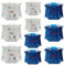 Pot jetable Tron pour enfants, jusqu'à 30 kg, lot de 10 pièces (5 pcs ours bleu)
