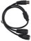 KIMISS Cavo splitter DIN Y a 5 poli, 5 pin maschio a 2 prese, adattatore cavo ad alta precisione, 0,5 m 1,6 piedi
