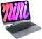 doqo iPad Mini 7& Mini 6 Hülle mit Tastatur: 2021 8,3-Zoll 6. Generation, Touchpad 7 Farben Wireless Backlit Keyboard, 360° drehbare iPad Mini 6th Tastatur, Slim Protective Cover Folio (Grau)
