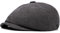 HIQIU Kord Schirmmütze Herren Newsboy Cap Baskenmütze,8-Panel Herren Schiebermütze Maler Hut Schiebermütze Barett Cap für Frühling Herbst (DE/NL/SE/PL, Alphanumerisch, Einheitsgröße, M, Grau)