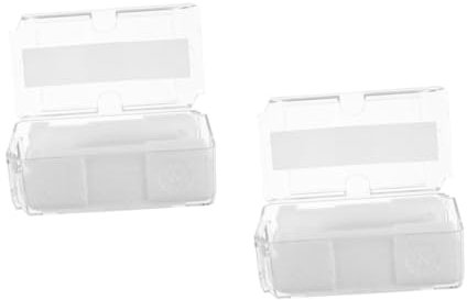 Garneck Porta Orologio in Plastica Trasparente - Scatola Per Orologi Da Viaggio - Astuccio Compatto in Per Protezione e Stoccaggio 2 Pezzi Ideale Per Orologi e Accessori