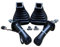 Ysislybin Kit de Joystick Para Excavadora, 2 Empuñaduras de 3 Botones Para Excavadora Juego de Empuñaduras de ABS Y Aleación de Aluminio Accesorios Para Miniexcavadora Dh Dx150, 215, 225, 300, 370-9c