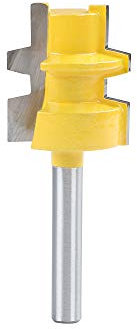 1/4'' Shank Glue Joint Edge Trim Router Bit Woodworking Rail & Stile Milling Cutter Tackle Tenon Cutter Tool