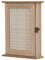 Homcom Armoire porte-clés murale vintage en bois avec 6 crochets 20 x 6,5 x 26,5 cm