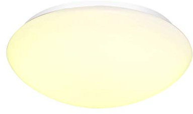 SLV LIPSY 40 Dome, LED Outdoor Wand- und Deckenaufbauleuchte, weiß, IP44, 3000/4000K