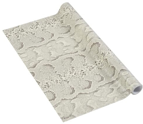 Venilia Klebefolie | Snake Schlangen-Muster Schlangenoptik Beige Braun | 67,5cm x 1,5m, Stärke 350µ | selbstklebende Möbel-Folie, Dekofolie, Tapete, Küchenfolie | PVC ohne Phthalate | Made in EU