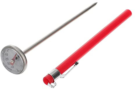 LIOOBO Thermomètre de test de climatisation automatique Thermomètre intérieur de voiture (rouge)