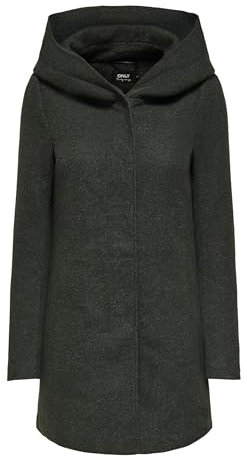 ONLY Sedona Light Coat OTW Noos Impermeabile Donna, Verde (Rosin), Medium