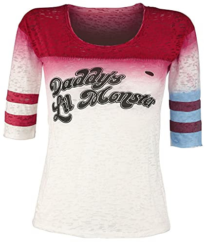 Suicide Squad Harley Quinn - Daddy's Little Monster Femme T-Shirt Manches Longues Multicolore XXL