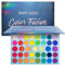 39 Farben Lidschatten Palette Neon Rainbow Color Board Lidschatten Palette Glitter Shimmer Hochpigmentiertes Makeup Set Professionelle Lidschatten-Kosmetik