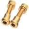Sharplace Bike Stem Bolts Nuts Kit Titanium Alloy M5x18mm Bolts with Washer Screw for Road Parts, Golden
