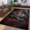 JWXF Drache Mit Rosafarbenen Muster 3D Pringing Teppich rutschfeste Bodenmatte Fußmatte Wohnzimmer Großer Teppich for Schlafzimmer Kinderzimmer Spielmatte (Color : B, Size : 140 * 200cm)