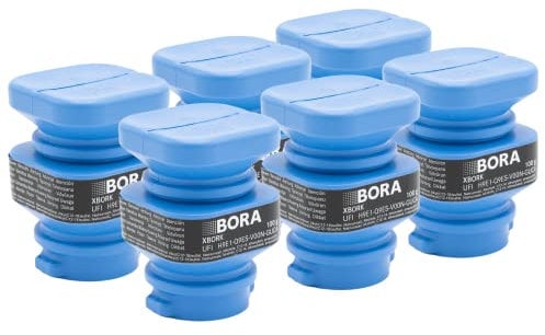 BORA 6 x Reinigungskartusche X BO Dampfbackofen, Selbstreinigung, Zweikammerkartuschen, Reiniger Zubehör, XBORK/6