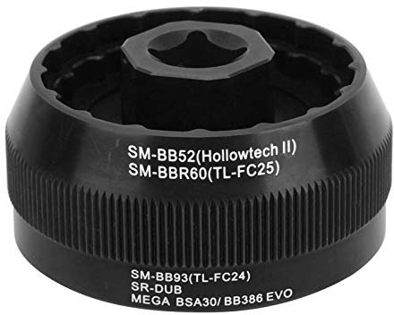 Bike 5, for BB9000 BBR60 BSA30 FSA386 Sram Dub T47 in 1 Multifunction 12 Notch Bottom Bottom Bracket Cup Tool BBT1purple (Black)