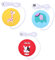 RORPOIR 3 Pcs Cartoon Silicone Mug Warmer Mats Electric Cup Heating Pads for Coffee Tea Coaster for Use Ideal for Mugs Milk Frothers