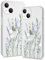 Pepmune Compatible with iPhone 15 Plus Case Floral Clear Cute Daisy Lavenders Flower Patterns Design for Girls Women, Slim Soft Silicone Cover Shockproof Protective Phone Case-6.7 inch