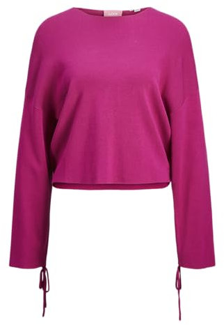 JJXX Jxdahlia Crew Neck Knit Jersey de Punto, Fucsia Red, S para Mujer