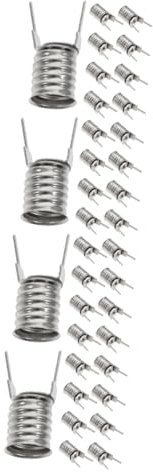 Uonlytech 40 Stk e10 lampenfassung befestigung Lampenfassung einschrauben Lampensockel steckmasse Lampenfassung mit Schraubsockel kleiner Lampenhalter LED Steckdose Adapter