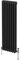 Radiatore Termosifone a 3 Colonne 1800mm x 382mm Moderno Centralizzato Nero in Acciaio Inox Verticale a Parete Cucina Soggiorno Bagno Kit di Fissaggio e Spazzola Inclusi