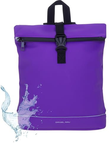 Daniel Ray Rucksack Damen Jeff Fashion small Damenrucksack Mini small A4 Handtasche Freizeitrucksack Plane Daypack backpack 25.1092 + Schlüsseletui (Lavendel Lila 28)