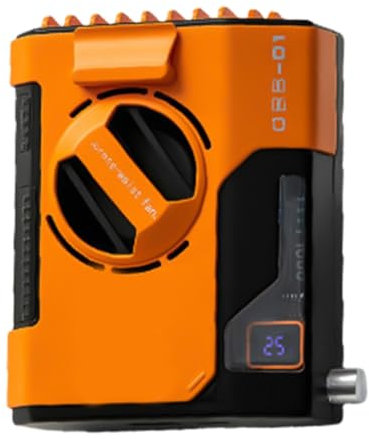 Ventilatore a cintura ricaricabile, ventilatore a vita portatile - la di raffreddamento a cinghia portatile - Ventilatore personale compatto multifunzionale, la con clip in vita a 5 velocità del per c