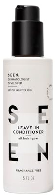 SEEN Leave-In Conditioner, Fragrance Free - Leave-In Hair Conditioner & Heat Protectant - Detangles & Hydrates- Formulated without Parabens, Sulfates or Phthalate