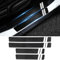 FT Funtor Car Door Sill Protector, 4 Carbon Fiber Car Sill Protectors, Scratch Resistant Door Bumper Protective Film, Universal Automobile Accessories Threshold Protection Sticker (B-4Pcs)