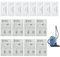 Yenvory 16 Filtri per Aspirapolvere Miele, 8 Filtri di Protezione Motore & 8 Filtri di Scarico, Filtri Hyclean, Complete C1/C2/C3, Compact C1/C2, Classic C1, Dynamic U1, S200-S899, S2000-S8999