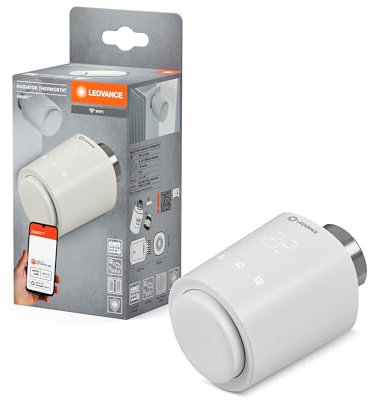 LEDVANCE SMART+ WiFi Heizkörperthermostat, IP20, Kunststoff, weiß, Weiss