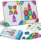 Magnetic Tiles Construction Set 42pcs Travel Toys for Kids Portable Travel MINI Magnetic Tiles Toy Magnet Toys On-The-Go Fun STEM Travel Set Montessori Toy Gift for 3+ Years Toddlers