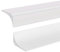 Zayejod 3 Mètres Bande d'étanchéité Silicone Pliable Barrage d'eau Seuil de Douche Joint Douche Barriere de Douche Anti Débordement pour Salle de Bain Evier Cuisine,Blanc(sans Adhésif de Support)