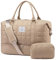 LOVEVOOK Reisetasche Damen Groß, Leicht Puffer Weekender Handgepäck Tasche Kliniktasche Geburt Krankenhaustasche mit Schuhfach & Nassfach, Travel Bag Sporttasche für Flugzeug Reise