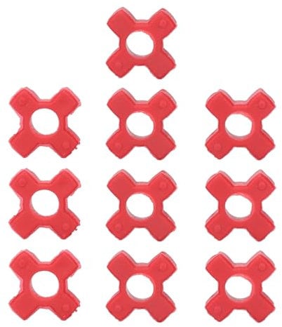 DIRBAK Honigextraktor -Buchsenanschluss Rot Polyurethan Pufferpolster Elektrisches Honigextraktorzubehör Set von 10