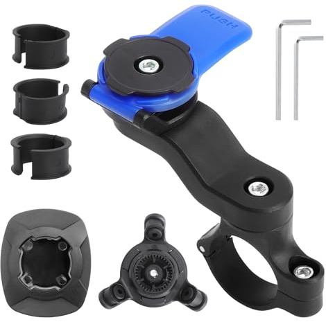 Supporto universale per manubrio della bicicletta, supporto per manubrio di moto, supporto per manubrio da bicicletta rimovibile, per mountain bike o bici da strada, compatibile con smartphone da 4,7