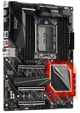 Carte Mere pc X399 Carte mère Fit for ASROCK Phantom Gaming 6 TR4 x399 threadripper DDR4 3400 + 128 go Prise en Charge TR 1920X 1900X 2950X 1950X ATX