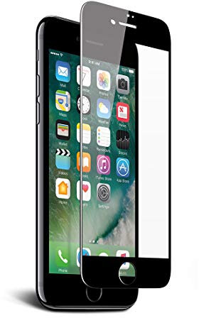 TM Concept® Verre trempé incurvé pour Apple iPhone 7 - Noir - intégral 3D