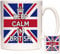 KAZMUGZ I'm British. Keep Calm I'm British Mug. Union Jack Flag Mug.